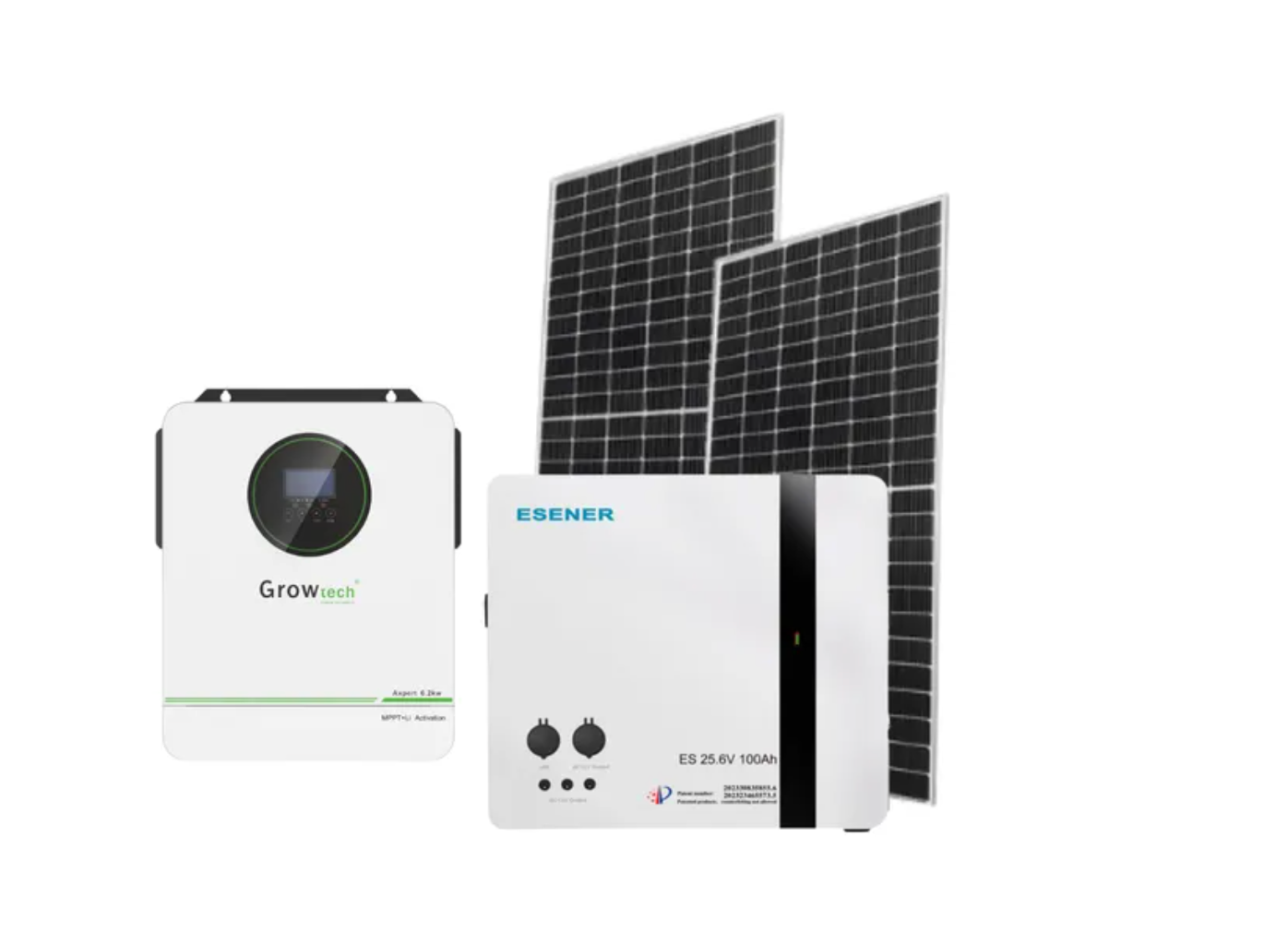 3.6kW Growtech Inverter 2.56kWh Esener Lithium Battery Solar System