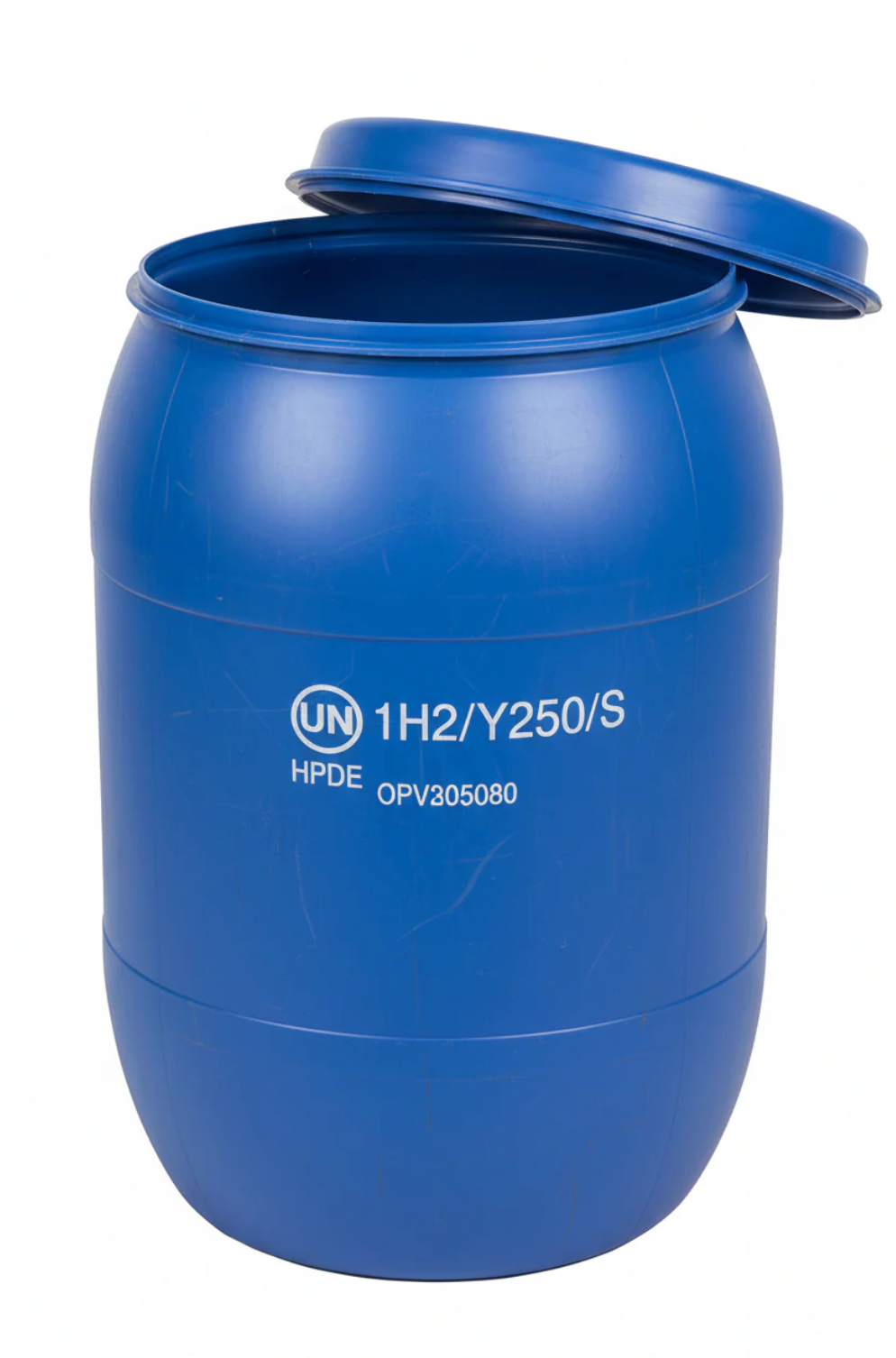 FOOD GRADE 300 Liter FAIRLY USED UN Approved Open Top Blue Plastic