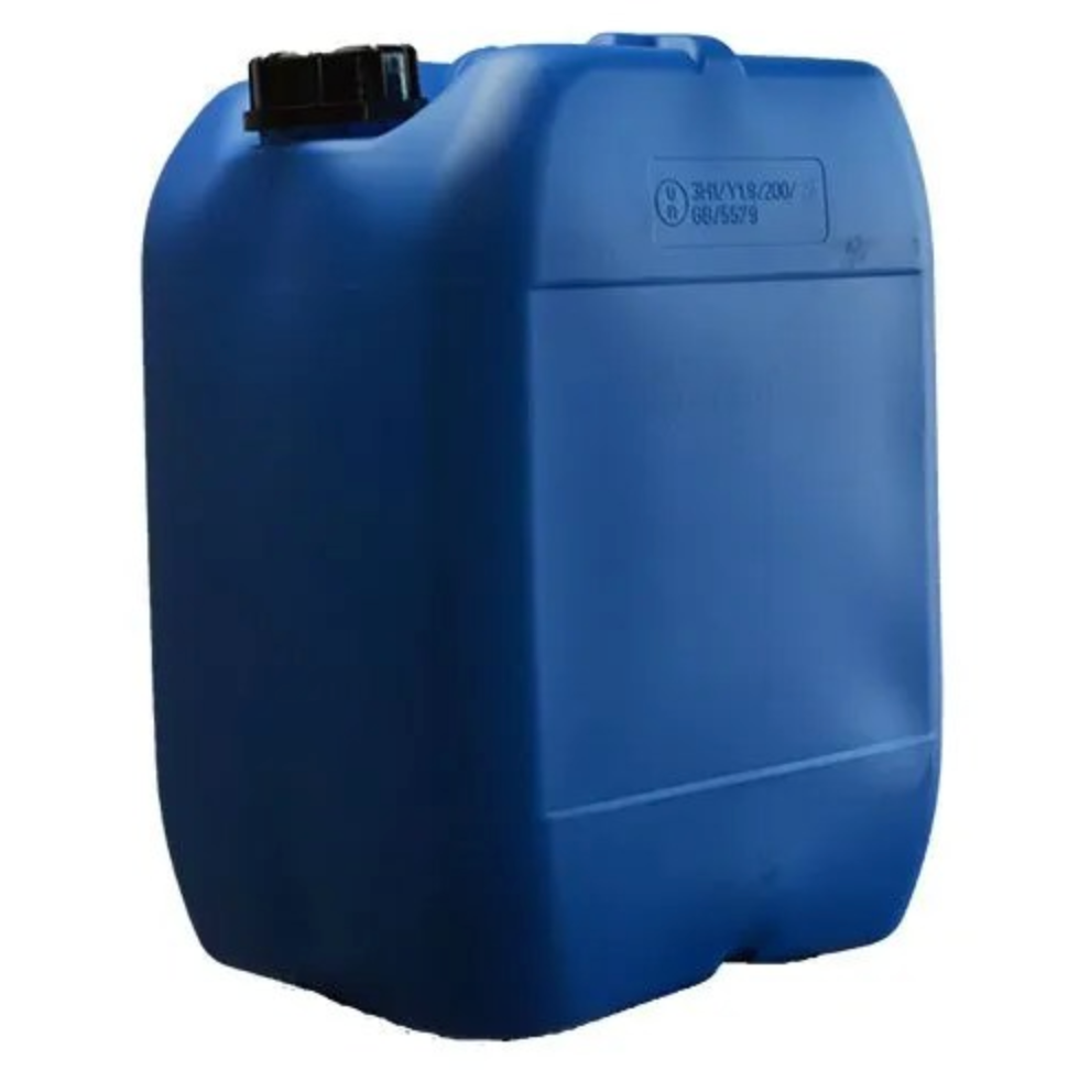 Blue 30 Litre Plastic Jerry Can with Temper Evident Cap
