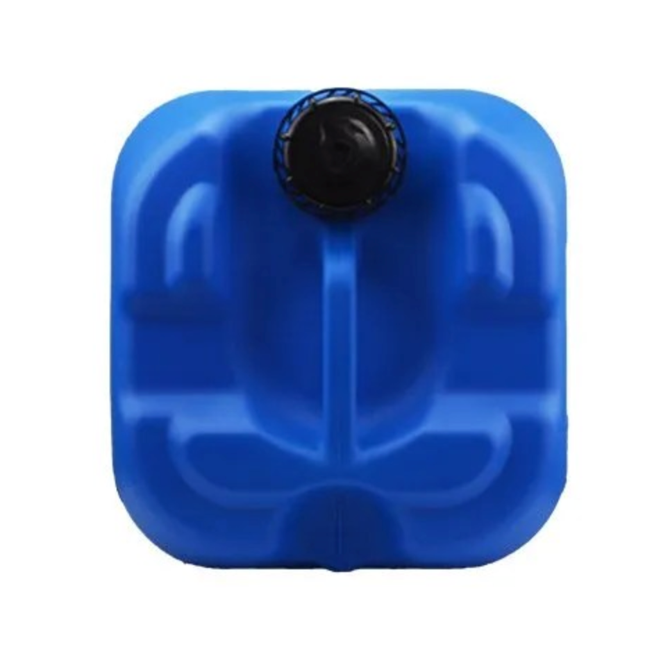 Blue 30 Litre Plastic Jerry Can with Temper Evident Cap
