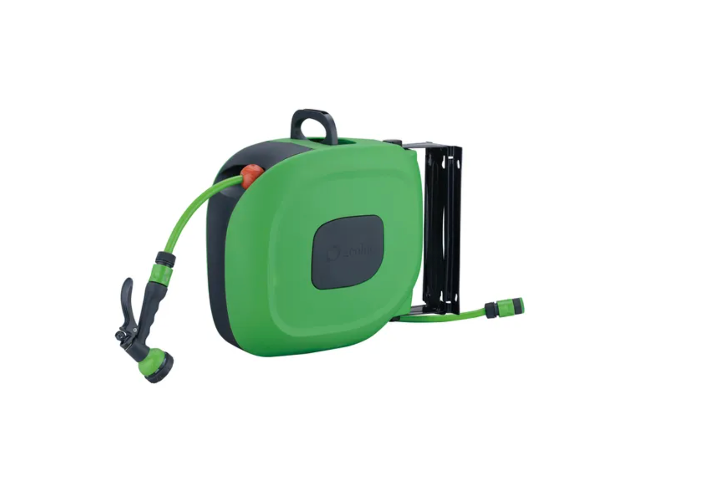 Geolia retractable hose reel kit 12.5mm x 25m wall mounted