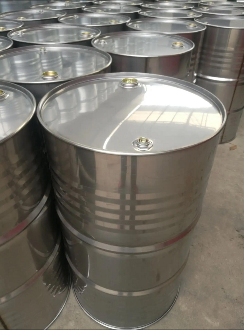 New 100 Litre Open Top Galvanised Steel Drum | Lid & Latch Ring Included