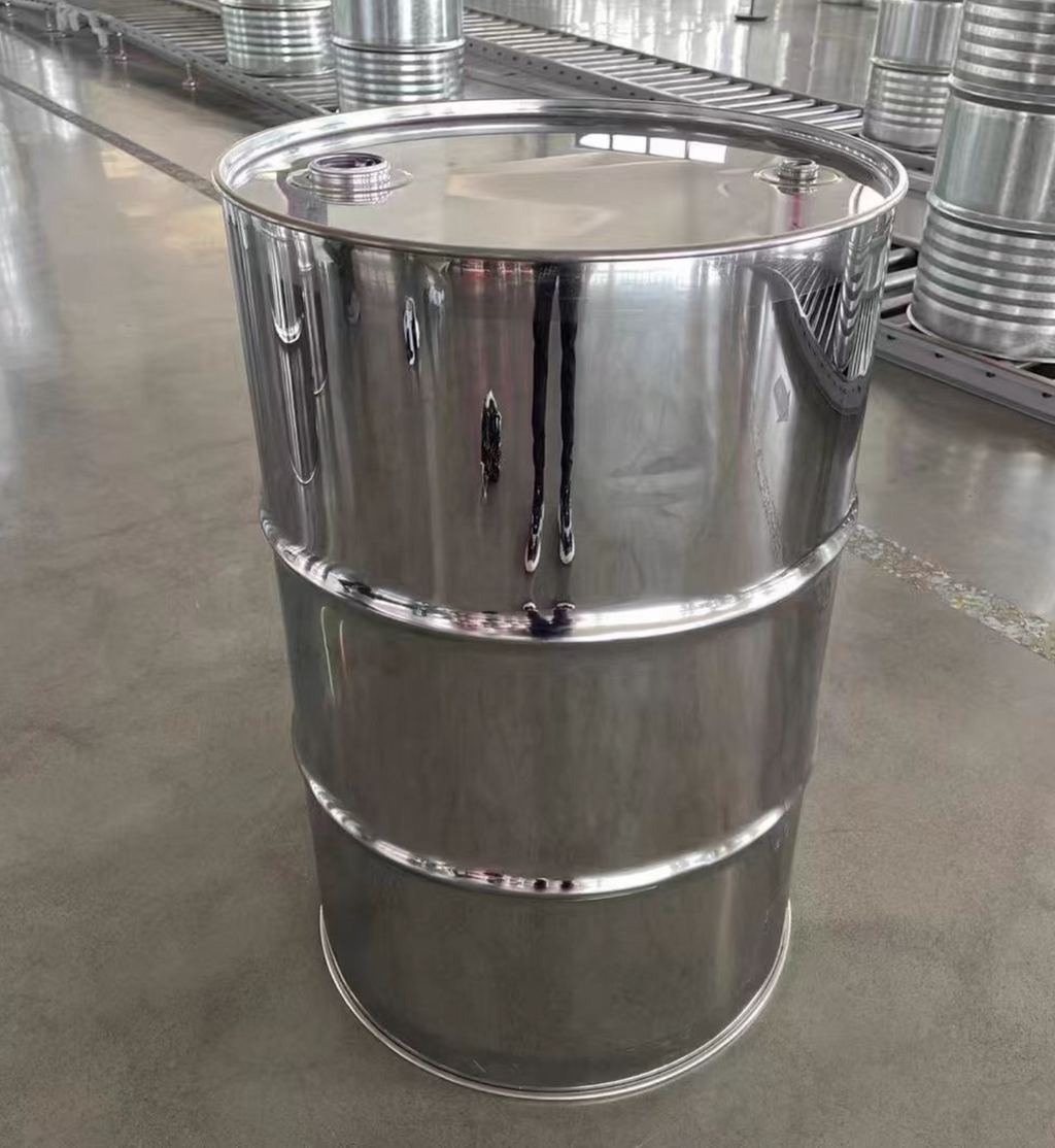New 100 Litre Open Top Galvanised Steel Drum | Lid & Latch Ring Included
