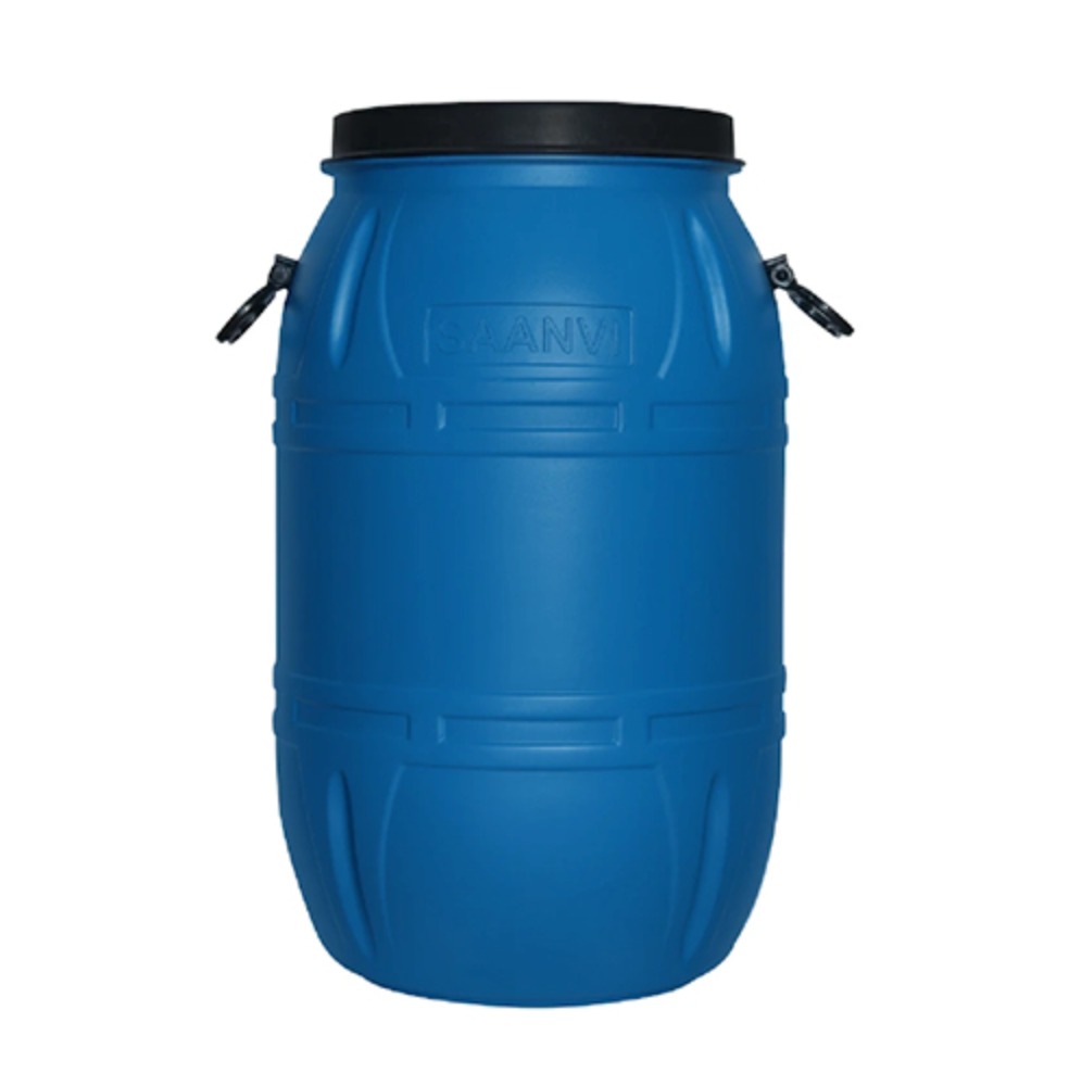 New 100 Litre Open Top Blue Plastic Drums