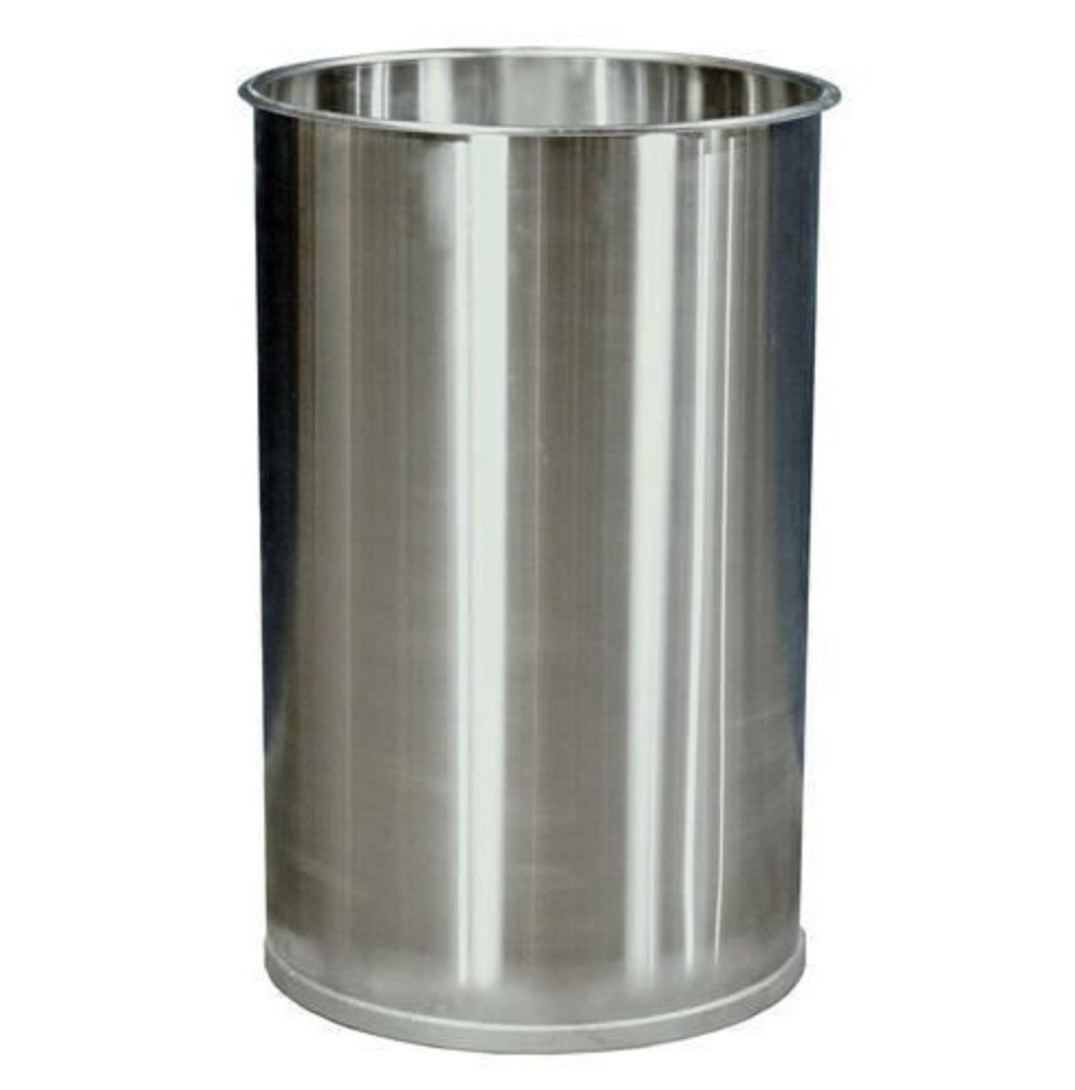 New 100 Litre Open Top Stainless Steel Drum