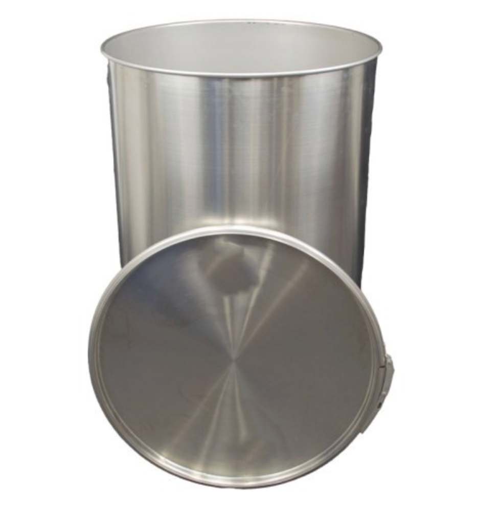 New 100 Litre Open Top Stainless Steel Drum