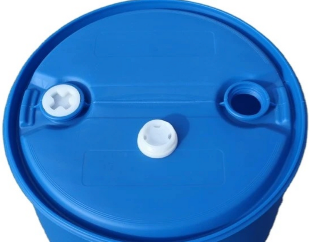 New 120 Litre Close Top Blue Plastic Drum