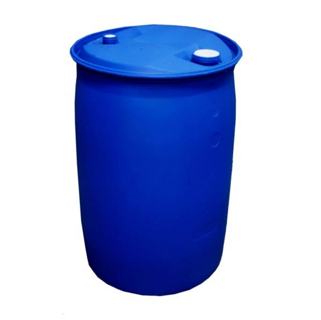 New 120 Litre Close Top Blue Plastic Drum