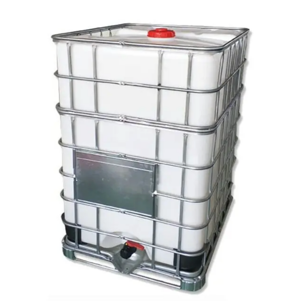 New 1500 Litres UN Approved Clear IBC Tank on Steel Pallet| Food Grade