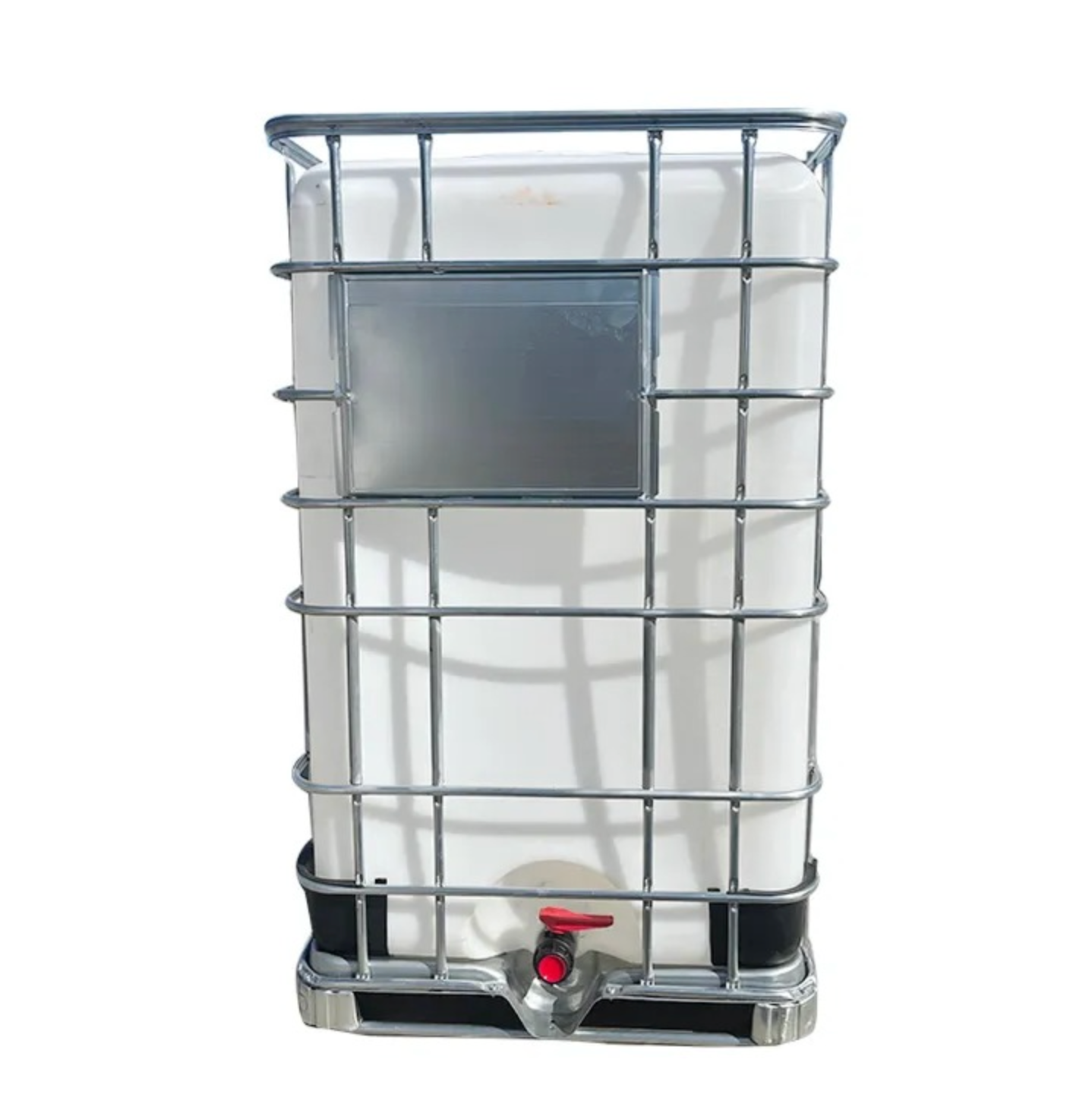 New 1500 Litres UN Approved Clear IBC Tank on Steel Pallet| Food Grade