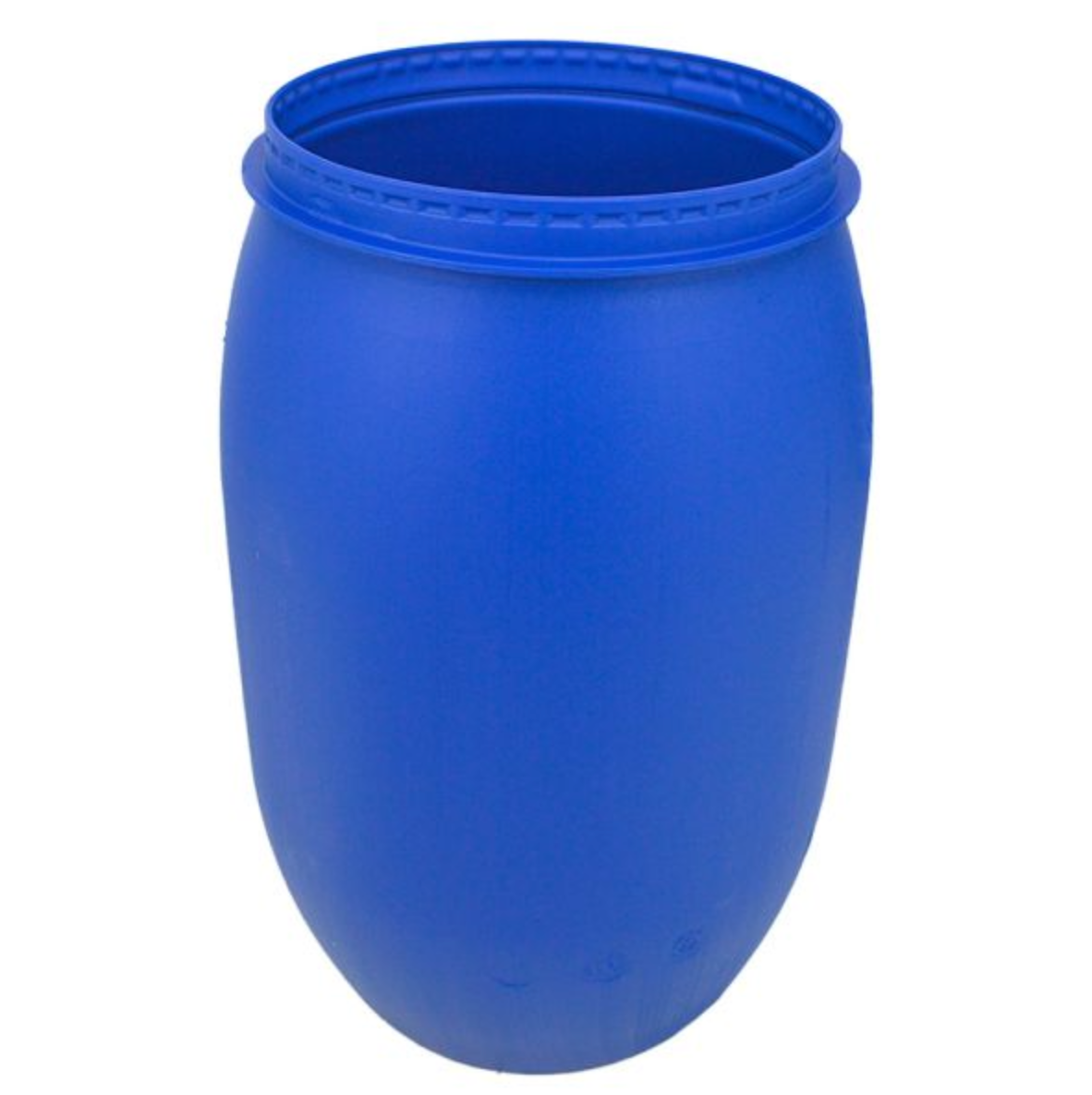 New 150 Litre Open Top Blue Plastic Drum