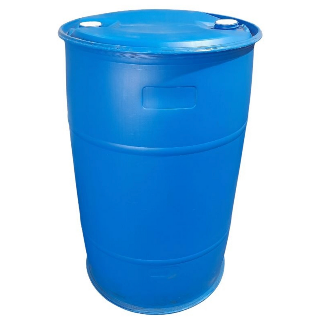 New 210 Litre Close Top Blue Plastic Drum