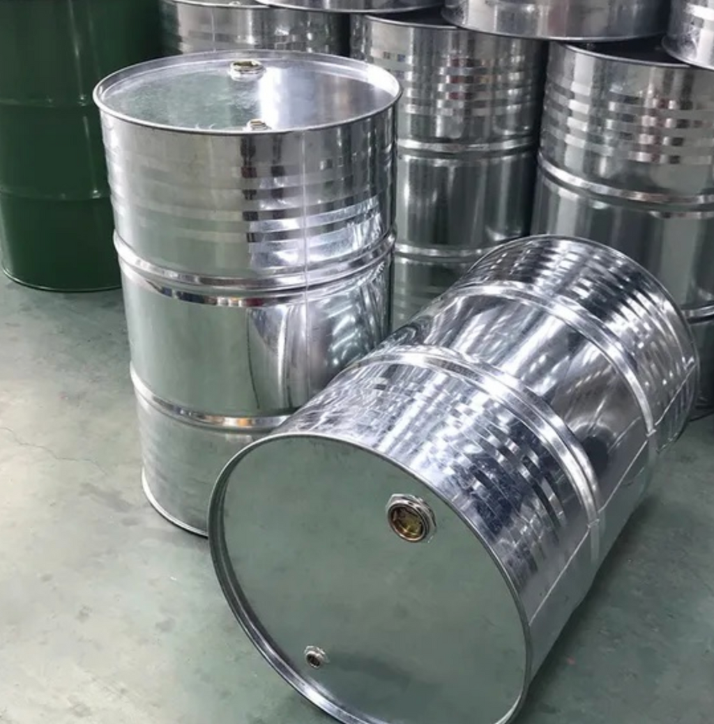 New 210 Litre Close Top Galvanised Steel Drum