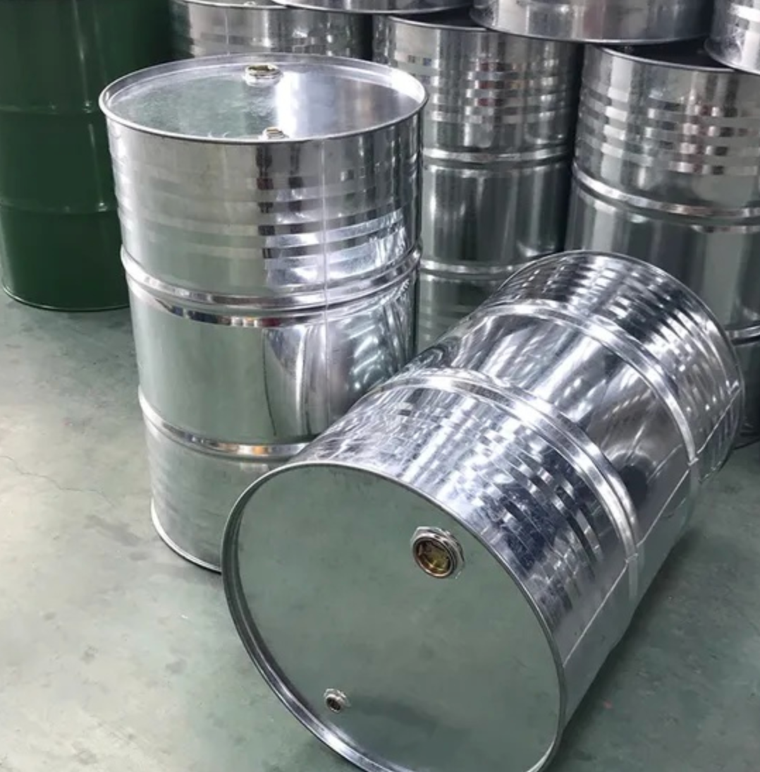 New 210 Litre Close Top Galvanised Steel Drum