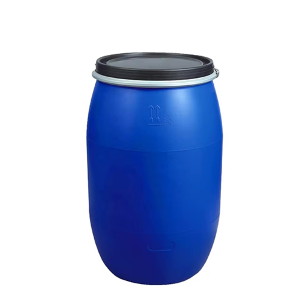 New 210 Litre Open Top Blue Plastic Drum