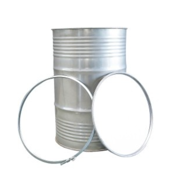 New 210 Litre Open Top Galvanised Steel Drum