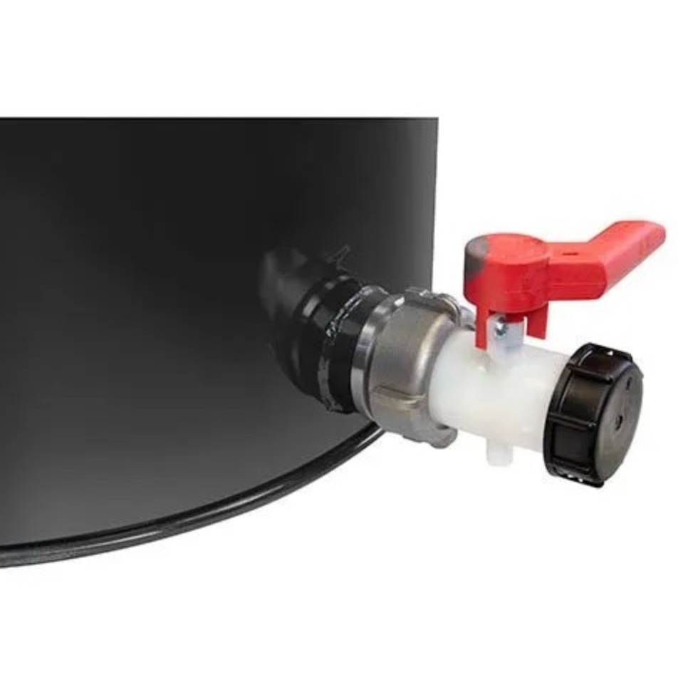 New 210 Litre Open Top Steel Drum With 75mm Bottom Opening