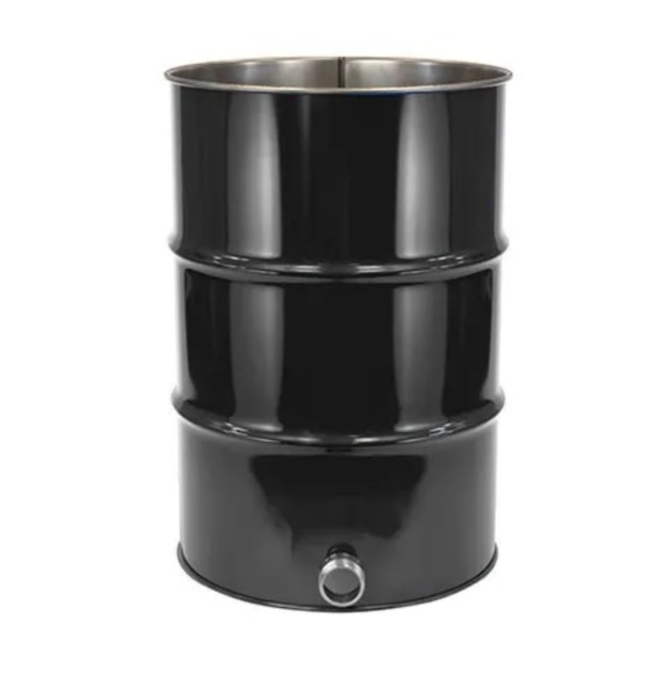 New 210 Litre Open Top Steel Drum With 75mm Bottom Opening