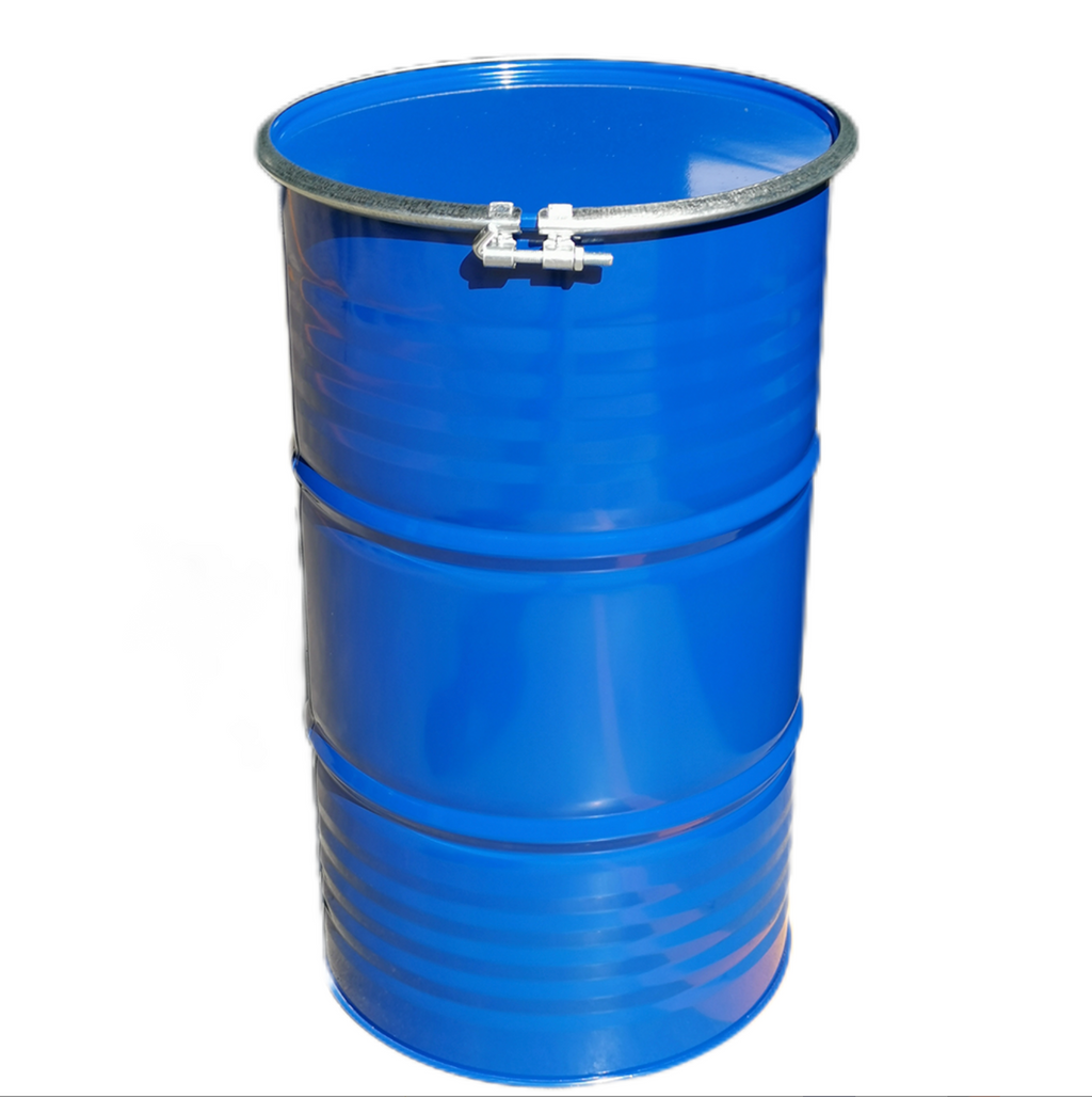 New 210 Litre Open Top Steel Drum With Plain Interior