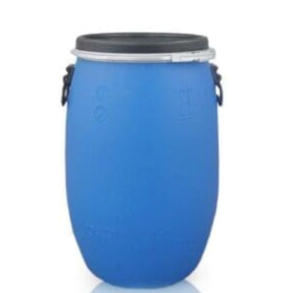 New 60 Litre Open Top Blue Plastic Drum