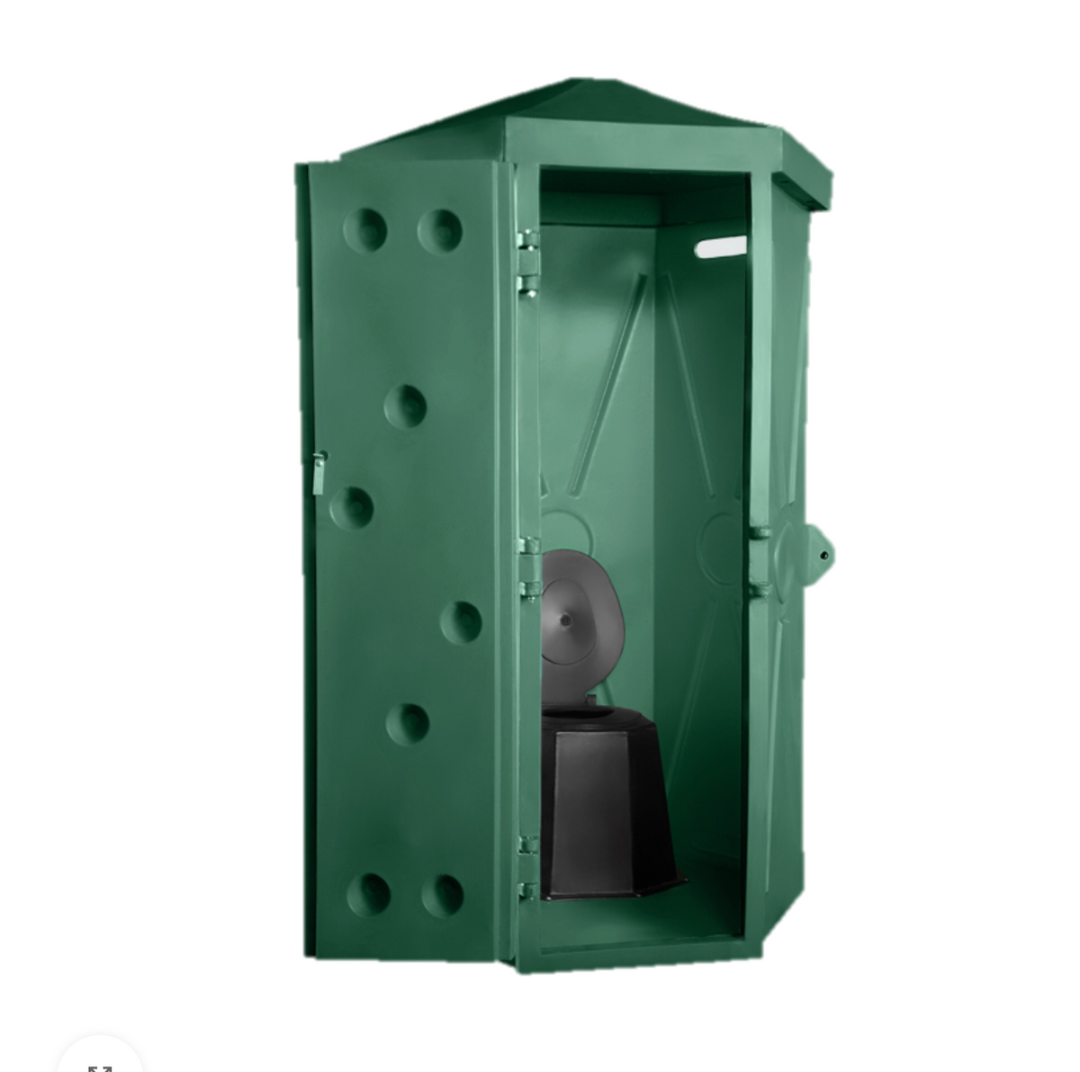 Pit Toilet & Pedestal Complete