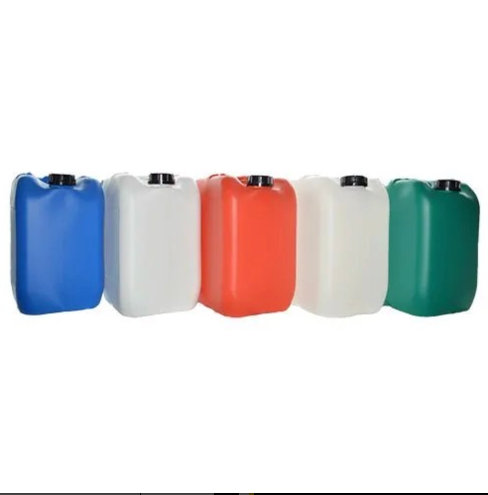 New 25 Litre Plastic Jerry Can with Temper Evident Cap