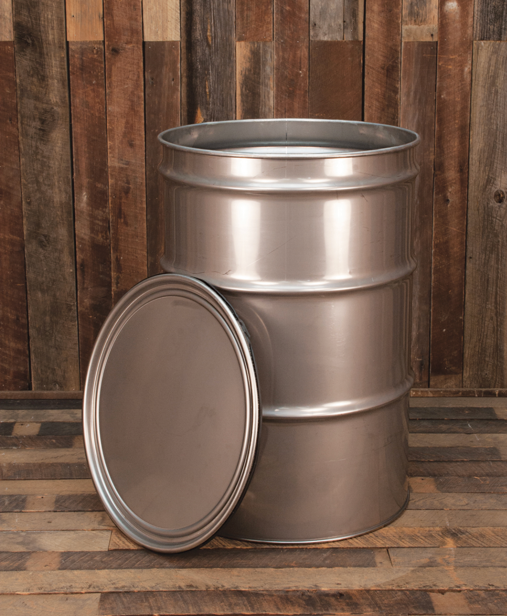 Used 210L open top stainless steel drums