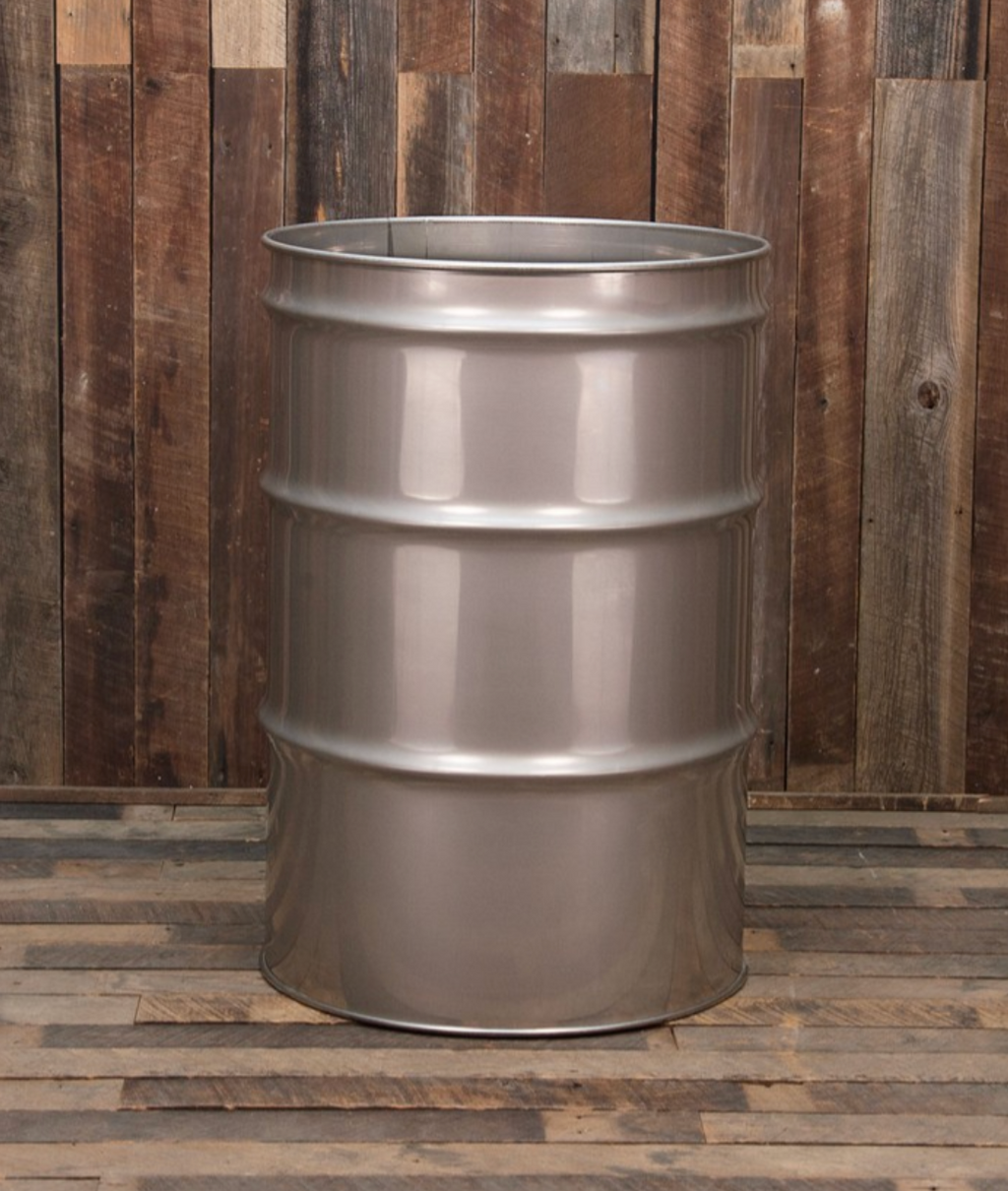 Used 210L open top stainless steel drums