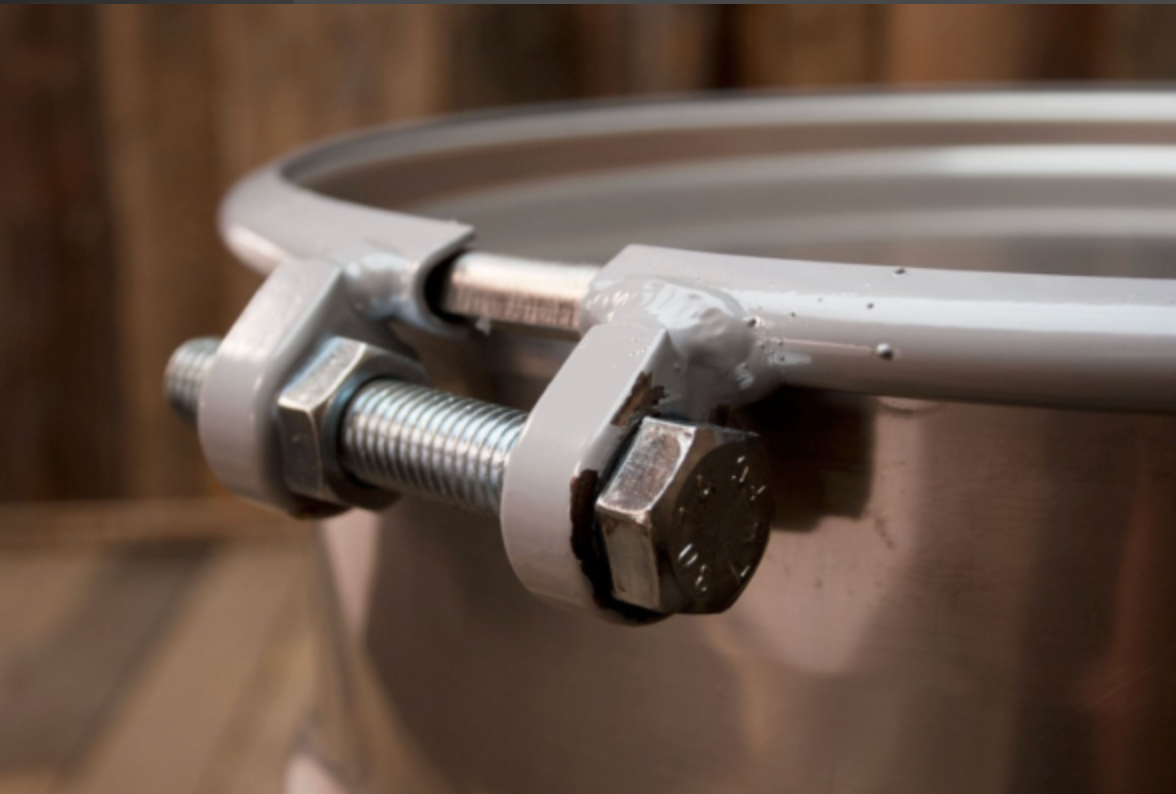 Used 30 Litre Open Top Stainless Steel Drum